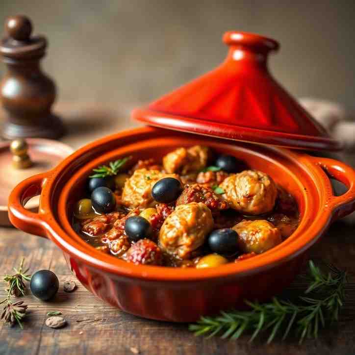 Tagine Chicken Recipe Algerian Olives & Chicken Stew
